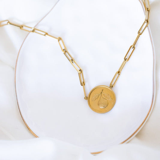 Golden Fig Statement Necklace