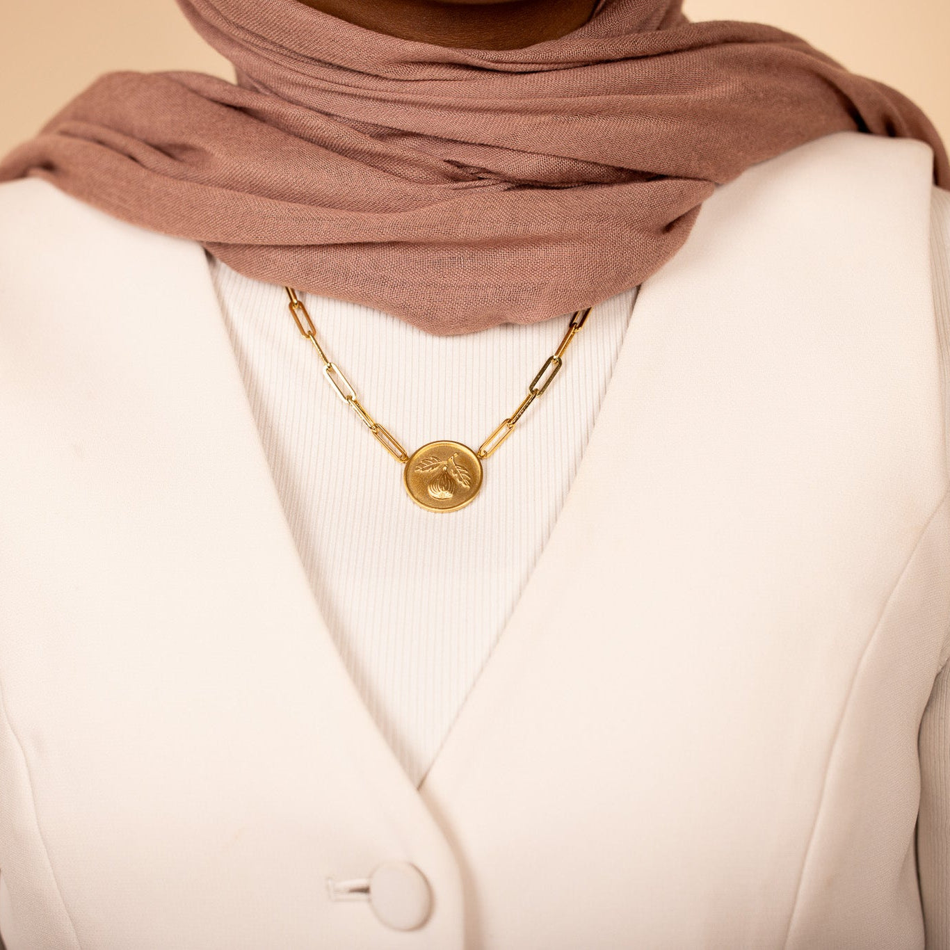 Golden Fig Statement Necklace