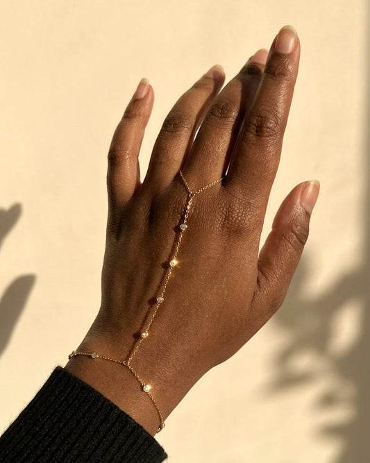 Radiant Asymmetry Hand Chain
